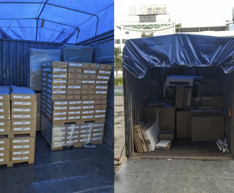 Товары приехали на сортировку, просмотр на брак, и упаковку